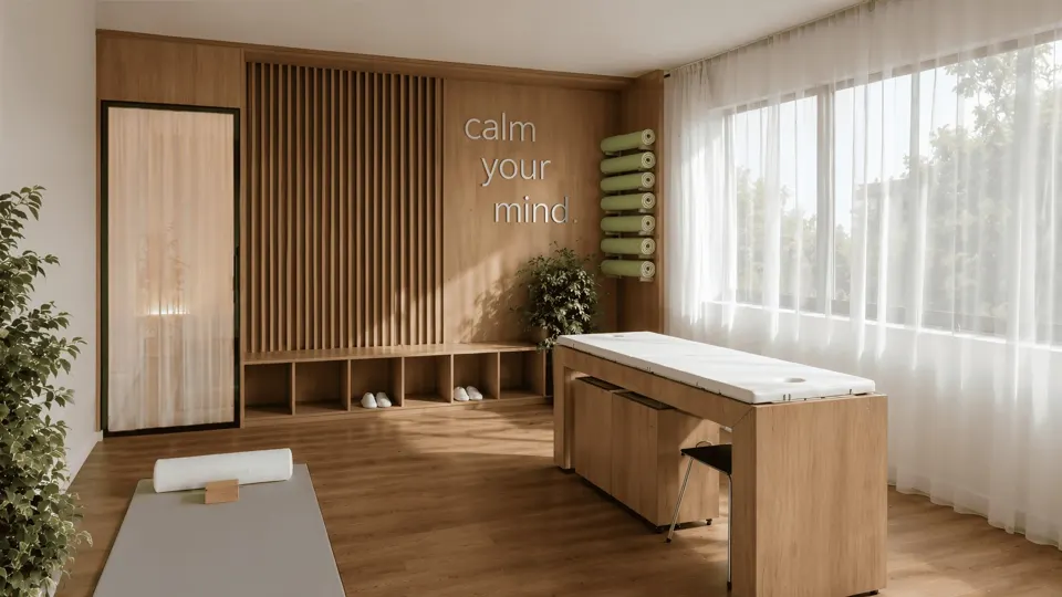 Sala relax do condomínio Volare em render 3D